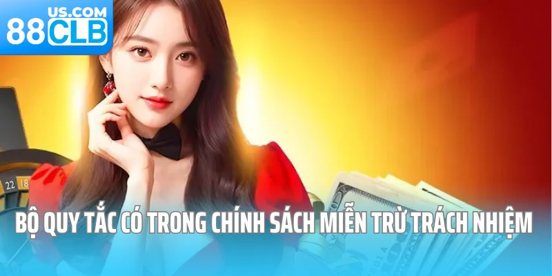 Bộ quy tắc có trong chính sách miễn trừ trách nhiệm 